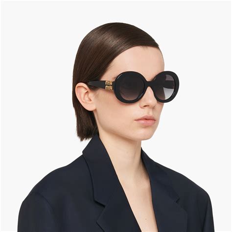 Gradient Smoky Gray Lenses Miu Glimpse Sunglasses .